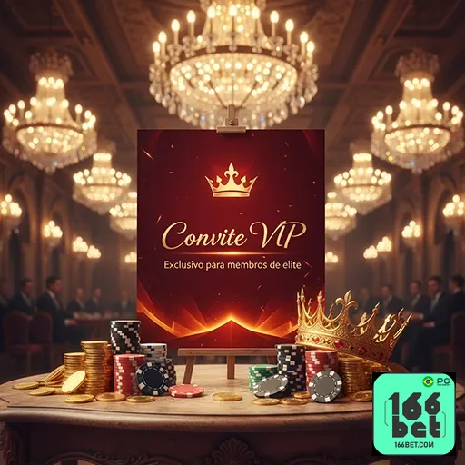 Imagem promocional da 166bet destacando o programa VIP exclusivo no site 166bet