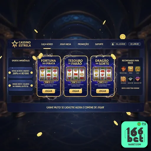 Jogador interagindo em jogo de casino ao vivo no 166bet